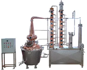 200L mutiply Vodka alcohol distil gin whiski copper still Vodka alamb distil equip