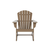 Chaise berçante Adirondack pliante écologique Mobilier d'extérieur moderne en bois plastique Chaise Adirondack en HDPE de jardin