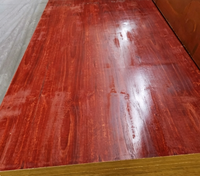 Panneau de contreplaqué rigide multicouche pour la construction commerciale, surface bois lisse et lisse, idéal pour le coffrage de poutres, durable et réutilisable.