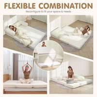 Canapé-lit convertible moderne de haute qualité avec accoudoirs et poignée amovibles pour salon, chambre et appartement