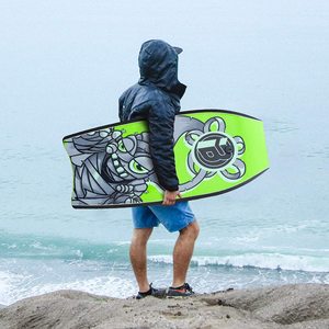 IBOARD Planche de surf unisexe <span class=keywords><strong>Bodyboard</strong></span> légère avec laisse EPS Core Premium et dragonne Logo personnalisable pour les sports nautiques - Product Image 6