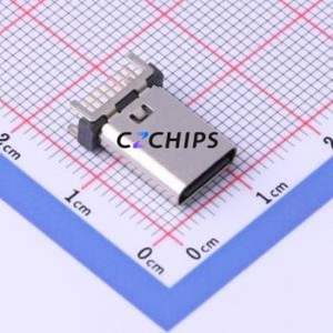 MC-118LD-H130 USB Connector Through hole Component (THT) Connector Type-C USB 3.1 Female Through Hole - Product Image 1