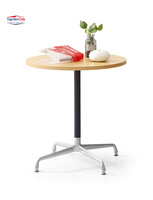 Table d'appoint minimaliste asymétrique forme bizarre bureau à domicile salon salle à manger pieds en métal chevet blanc