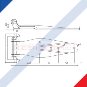 Запчасти для рефрижератора, литые фургона, петли для задней двери грузовика - Product Image 6