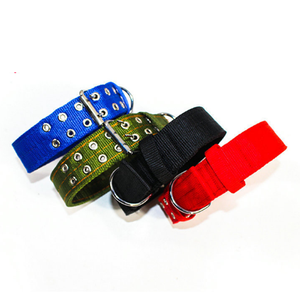 Kingtale kerah anjing lebar nilon dapat disesuaikan dengan gesper logam kokoh untuk anjing ukuran sedang besar XL - Product Image 1