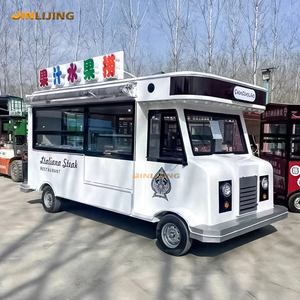 JINLIJING Remorque de restauration personnalisée, bar mobile, jus, bière, entièrement équipée, café, crème glacée, hamburger, pizza, camion de restauration rapide - Product Image 2