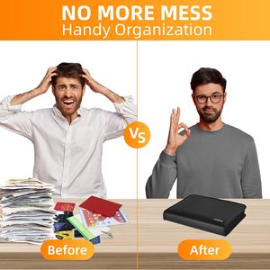 Tổ chức thư mục tập tin chống cháy với nhiều túi, tổ chức tài liệu cho thư <span class=keywords><strong>A4</strong></span> tập tin-accordion tập tin tổ chức - Product Image 5