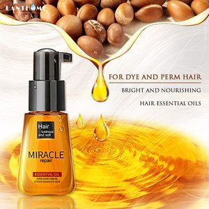 de aceite esencial de aceite de argán puro marroquí para tratar la hidratación seca dañada y reparar el cabello liso y brillante - Product Image 1