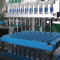 Línea de producción automática de tubos de sangre, máquina de fabricación de tubos de prueba de sangre de vidrio