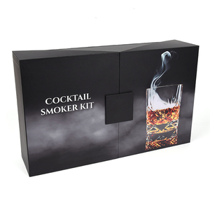 Kit de fumoir à whisky avec logo personnalisé EHUNT |   Ensemble de fumoir portable en acier inoxydable |   Cadeau de cocktail de luxe pour client d'entreprise - Product Image 1