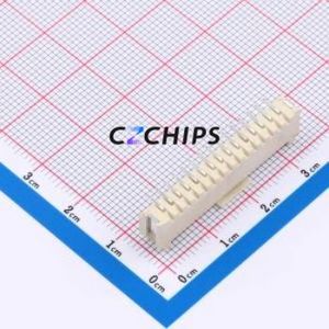 WAFER-HY2.0-15PLB Wire-to-Board Pin Header SMD,P=2mm Connector 1x15P 2mm Vertical Mount HY - Product Image 2