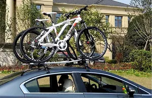Portabicicletas portátil para 3 bicicletas, soporte para techo de coche, Portabicicletas, portabicicletas para techo de coche