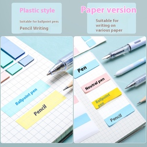 Étiquettes <span class=keywords><strong>adhésives</strong></span> personnalisées en gros, autocollants, prise de notes, signets auto-adhésifs, cahiers avec marqueurs de page - Product Image 3