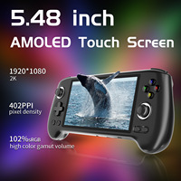 Console de jeu portable rétro classique Tiger RG556 avec processeur intégré, WiFi 5.0, écran 1080x1920, batterie 5500 mAh