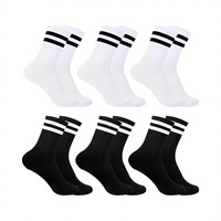 6 paires de chaussettes de sport mi-mollet tricotées, antibactériennes, respirantes, en Spandex/Polyester, couleur unie, pour hommes et femmes, tailles 39-42, été