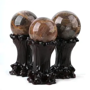 Diy belleza personal coche cristal BOLA MÁGICA luz regalo de Navidad avión volador rojo mineral roca cuarzo mejor calidad con precio esferas de cristal - Product Image 1