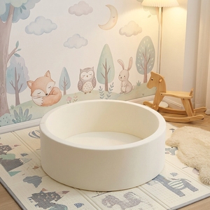 Piscina de Bolas Redonda para Interiores, de Espuma de Alta Densidad, para Niños Pequeños, Muebles Infantiles Ecológicos para Área de Juegos Interior, Gran Venta 2026 - Product Image 2