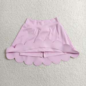 GLK0268 Robe d'été pour petites filles, style boutique, rose et violet, imprimé floral, en soie de lait respirante, coupe mi-longue, idéale pour la plage et le yoga - Product Image 4