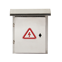 Boîtier de commande en acier inoxydable IP54, sécurité durable, personnalisable, boîtier électronique pour la protection des circuits