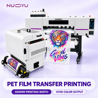 Imprimante DTF 600 mm avec 2 têtes XP600 pour l'impression sur tissus, machine d'impression numérique sur film PET, certifiée CE, avec encre pigmentée Hansen Board