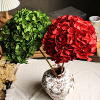 Große Blatt-Hortensien, konserviert getrocknet, Babyblau, Marineblau, echte Infinity-Blumen, Großhandel für die Inneneinrichtung