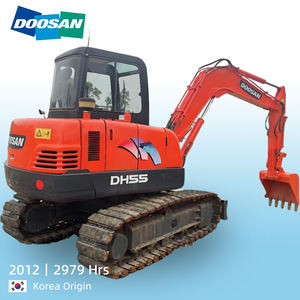 รถขุดขนาดเล็ก <span class=keywords><strong>Daewoo</strong></span> DH55 มือสองจากเกาหลีใต้ รุ่น Solar 55 <span class=keywords><strong>Doosan</strong></span> 5.5 ตัน รถขุดตีนตะขาบขนาดเล็ก เครื่องจักรก่อสร้าง - Product Image 1