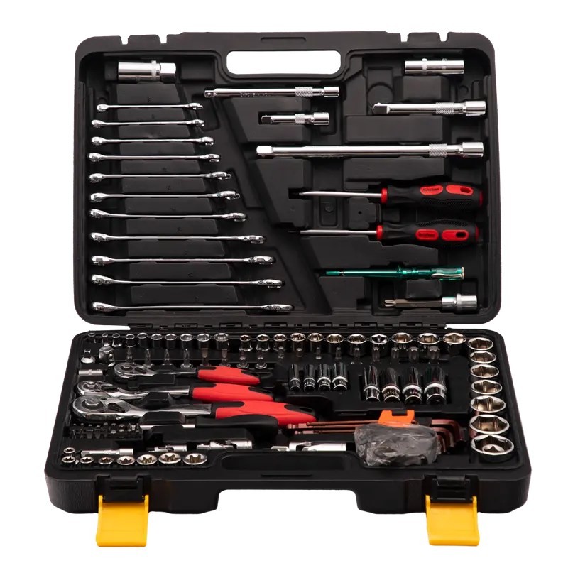 Bison Tool Box Sockets Wrenches Double Off Spanner Tool Set For Home Use