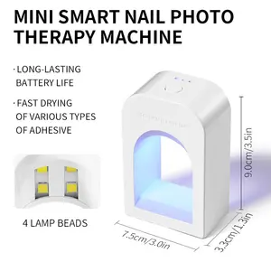 Nuevo diseño portátil USB UV LED lámpara secadora de uñas MINI puerta Luz de uñas secado rápido manicura de esmalte de uñas para Gel