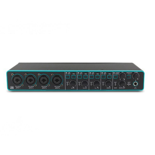 DM404 Studio Interface 4 in 4 Out External USB Sound Card for Studio Recording Musical