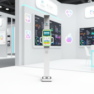 เครื่องชั่งน้ำหนักดิจิทัลสำหรับโรงพยาบาล ยี่ห้อ Huasheng Medical Diagnostics รุ่น HS-X6 พร้อมฟังก์ชั่น<span class=keywords><strong>วัด</strong></span>ส่วนสูง น้ำหนัก <span class=keywords><strong>ค่า</strong></span>ดัชนีมวลกาย (<span class=keywords><strong>BMI</strong></span>) และไขมันในร่างกาย - Product Image 1