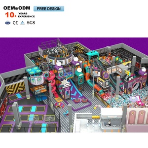 Nuevo Parque de Juegos con Toboganes Temáticos de Robots, Parque Infantil Interior Interactivo para Padres e Hijos, Personalización de Equipamiento - Product Image 1