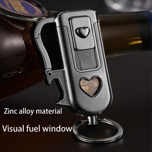 Encendedor Metálico Multifuncional con Destapador de Botellas, Recargable con Butano, Fácil de Transportar, Logotipo Personalizado, Venta al Por Mayor - Product Image 2