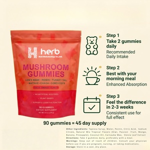 Gummies Nootropiques ODM/OEM à Marque Blanche : Compléments de Santé aux Champignons pour Améliorer la Concentration et la Mémoire - Product Image 4