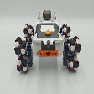 SJY-2203 Voiture RC de cascade 2.4G 2203 avec fonction de pulvérisation, 30 minutes d'autonomie, voiture robot chien cascadeur à 8 roues avec musique - Product Image 3