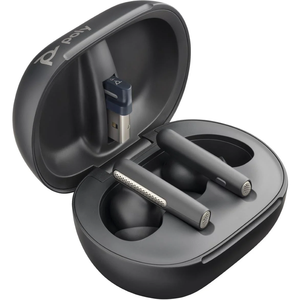 Meilleure qualité Poly Voyager Free 60 + Écouteurs noirs UC + Étui de charge à écran tactile - Product Image 1
