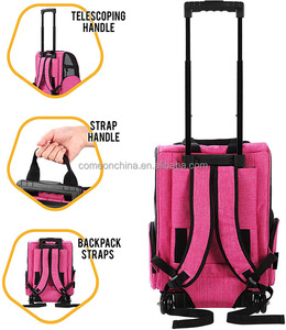 <span class=keywords><strong>Sac</strong></span> à dos de Transport pour animal de compagnie, pour <span class=keywords><strong>chien</strong></span> et chat, certifié Airline, avec roulettes, poussette à rouler, Transport en maille - Product Image 5