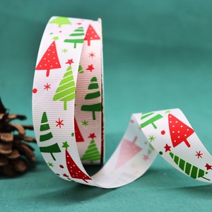 Luxury Metallic Christmas <b>Ribbon</b> Custom Pattern For High End Seasonal Packaging - Product Image 4