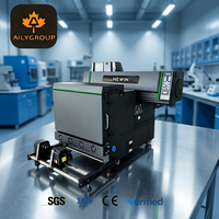 NEWIN Nouvelle imprimante DTF numérique à plat 600 mm A1 avec machine à secouer la poudre, garantie Epson 1 an, encre DTF entièrement automatique multicolore
