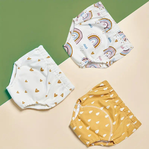Couches lavables et réutilisables en coton biologique pour nouveau-né Couches lavables et personnalisables en néoprène pour bébé - Product Image 2