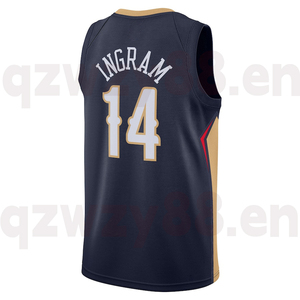 Expédition immédiate, uniformes de basket-ball américains de New Orleans, 100% polyester, respirant, séchage rapide, broderie, maillots NB # 1 <span class=keywords><strong>WILLIAMSON</strong></span> # 15 - Product Image 5