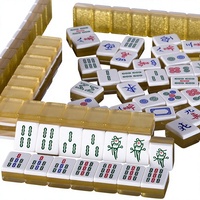 Nappe de mahjong américaine en acrylique, 3 couches, grande taille, résistante à l'usure, pour la maison, marque Crystal Mahjong
