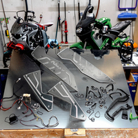 Nmax 155 NMAX155 pièces de repose-pieds arrière en alliage d'aluminium pour moto 2016-2019