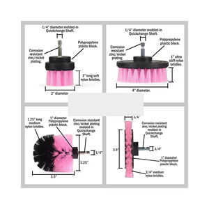 阿玛利工厂直接5件式环保电钻清洁刷套装，用于洗车 & 详细说明多用途 - Product Image 2