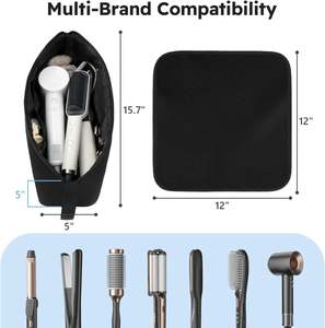 Bolsa de Viaje Organizadora de Accesorios para Peinado Resistente al Calor, Bolsa de Almacenamiento Esencial para Plancha, Secador de Pelo y Herramientas de Peluquería - Product Image 6