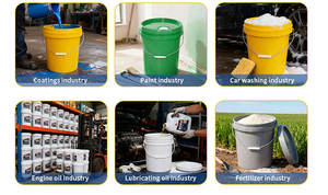 Fûts <span class=keywords><strong>de</strong></span> stockage d'huile en PP en gros, bon marché, 5 <span class=keywords><strong>litres</strong></span>, ronds, en plastique <span class=keywords><strong>de</strong></span> qualité alimentaire -<span class=keywords><strong>20</strong></span> ℃ ~120 ℃   Seau à eau chaude pour liquides - Product Image 3