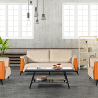 NOUVEAU Mobilier de style européen Canapés de bureau de luxe Style tendance Canapé modulaire Canapé en cuir Bureau