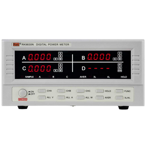 Instrument de mesure de quantité triphasé Rek RK9830N, compteur de puissance numérique, wattmètre 600V 40A 41,5kW - Product Image 2