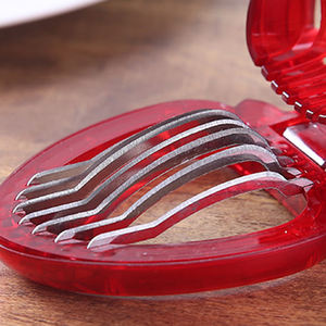 Ustensiles de cuisine : Coupe-fruits et légumes manuel en acier inoxydable pour fraises, idéal pour la préparation culinaire - Product Image 5