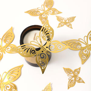 3D <b>Wall</b> Decor Removable Metallic <b>Wall</b> Decor Sticker Room Mural <b>Decals</b> for Kids Bedroom <b>Nursery</b> Classroom Party Decor - Product Image 2