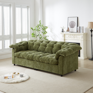 Fabric Convertible Modern Comfort Deep Seat <b>Sofa</b> Set Upholstered Fluffy Cloud <b>Sofa</b> for Apartment & Hotel <b>Living</b> <b>Rooms</b> - Product Image 4